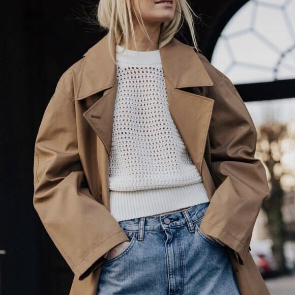 UNIQLO U | Cotton Sweater | Ecru | Size M - Picture 2 of 8